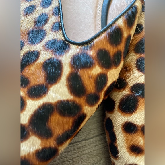 Nordstroms - halogen faux fur leopard slingbacks - Picture 6 of 9